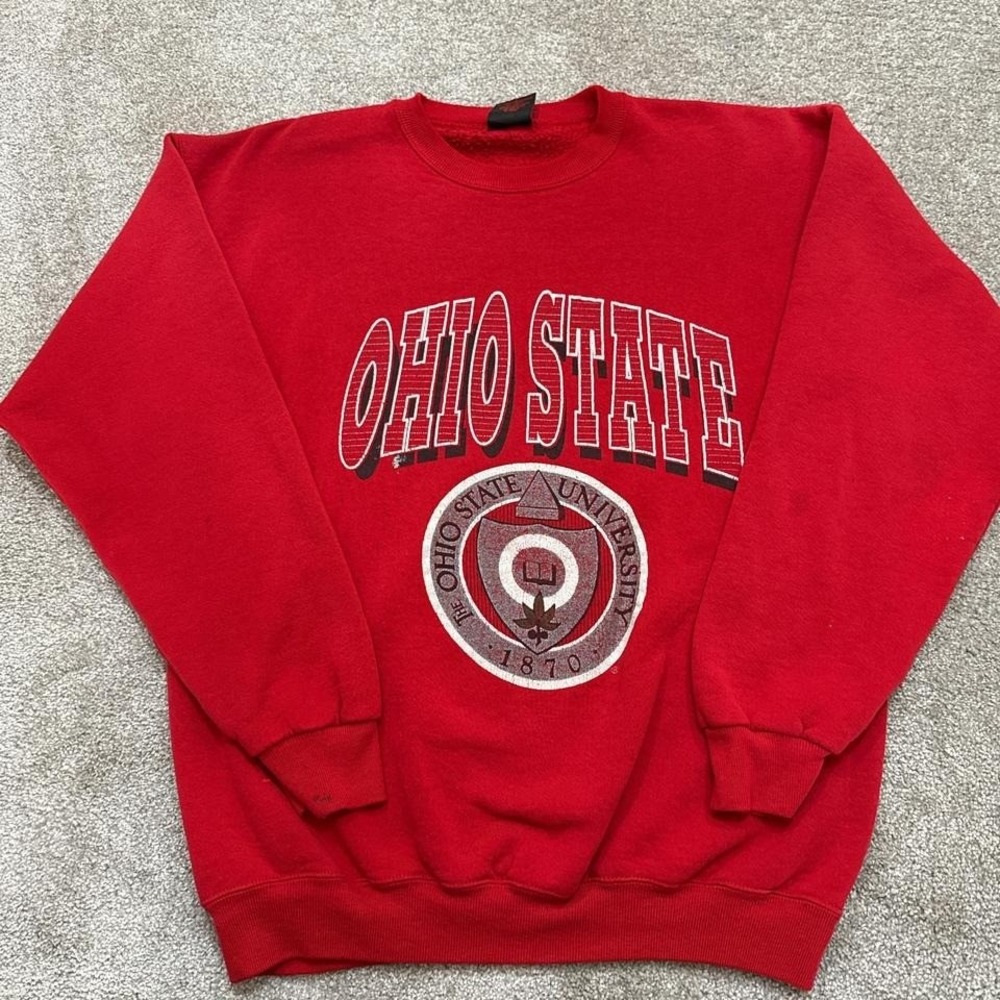 Vintage Ohio State University Crewneck Large PM Sports Made in USA